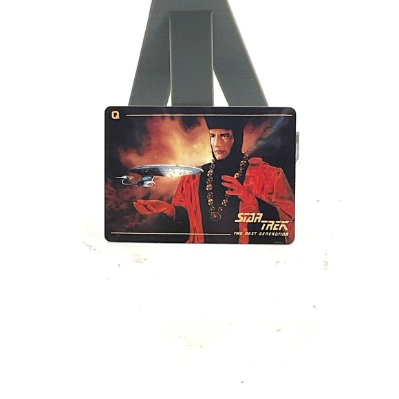 Other - Hamilton Star Trek TNG Q Porcelain Collector Card 0323A